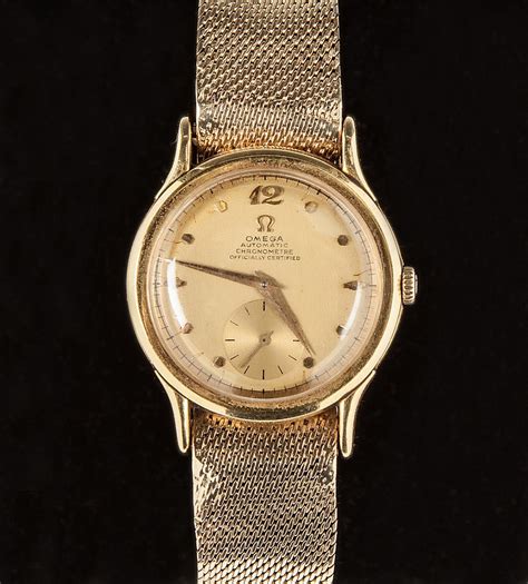 omega watch 1960 gold|vintage 14k gold omega watches.